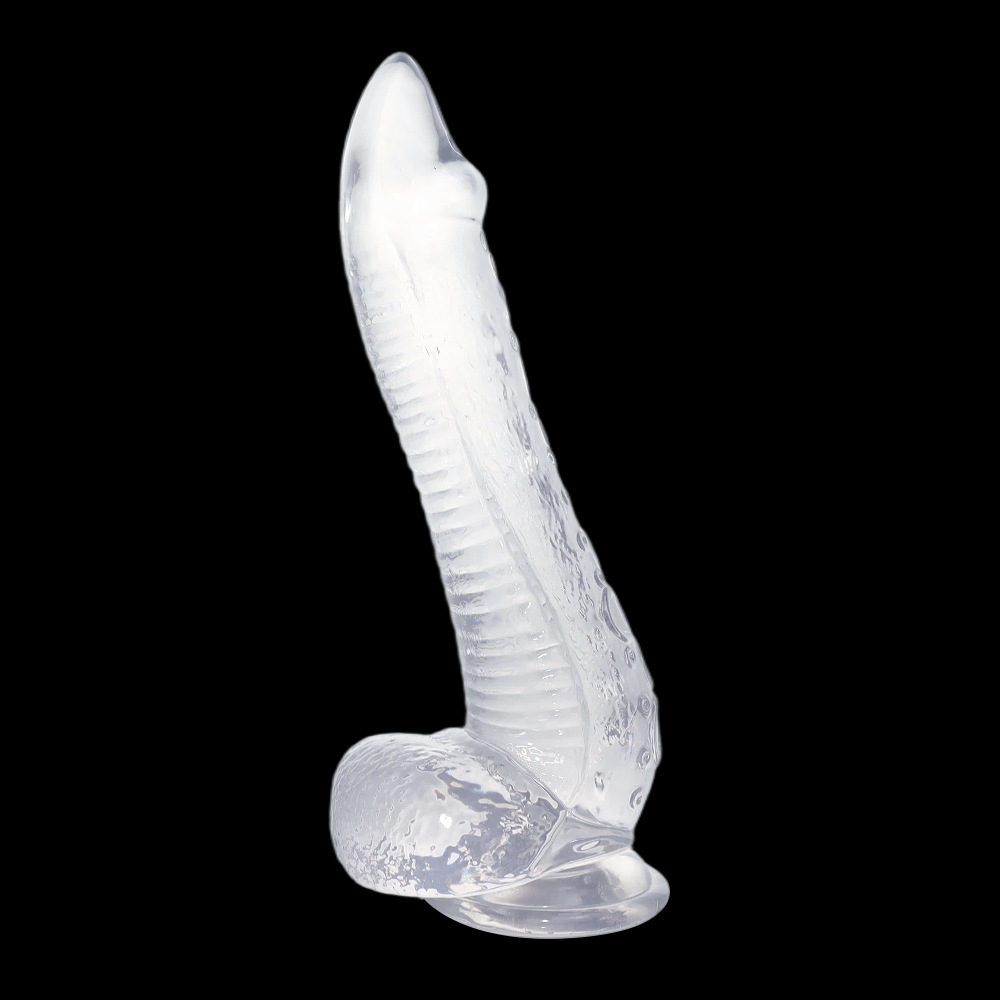 9 Inch Tentacle Dildo Suction Cup - Clear - image 1
