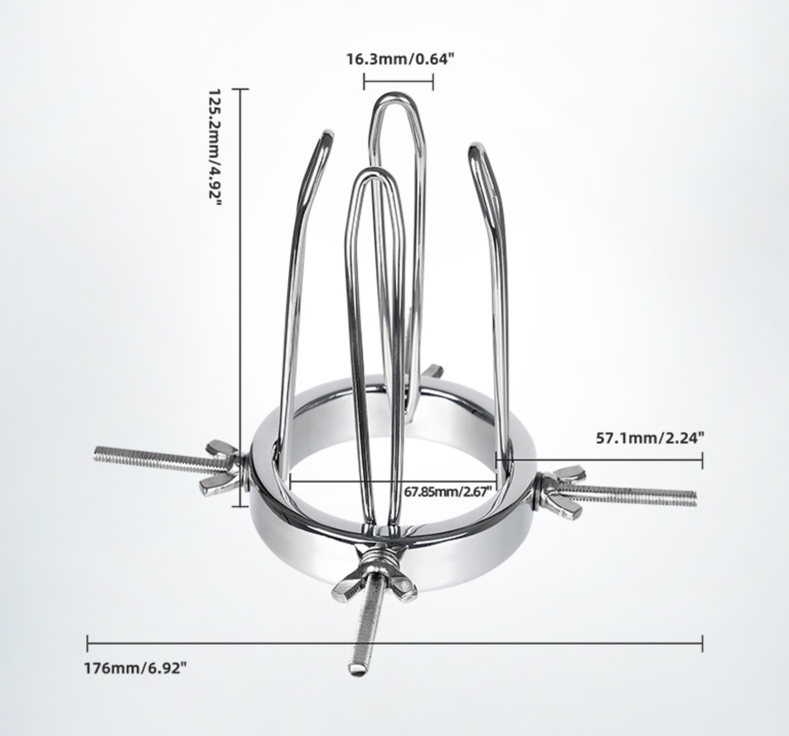 Oculus Stainless Steel Speculums Anal Virginal Explorer -WeLovePlugs