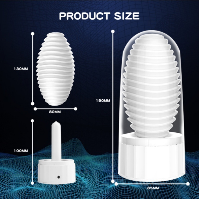 7.48x3.35'' Aircraft Cup Masturbator Penis Exerciser - image 6