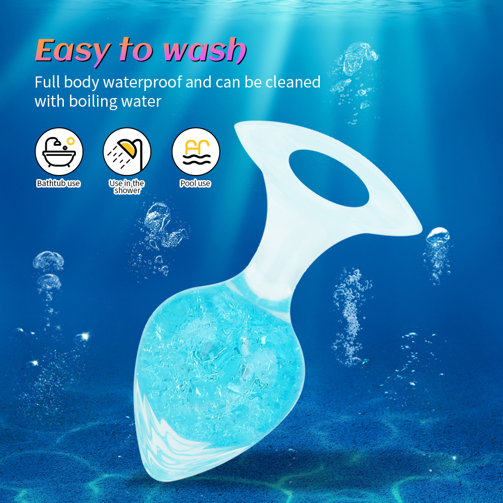 Crystalix Silicone Anal Plug-WeLovePlugs