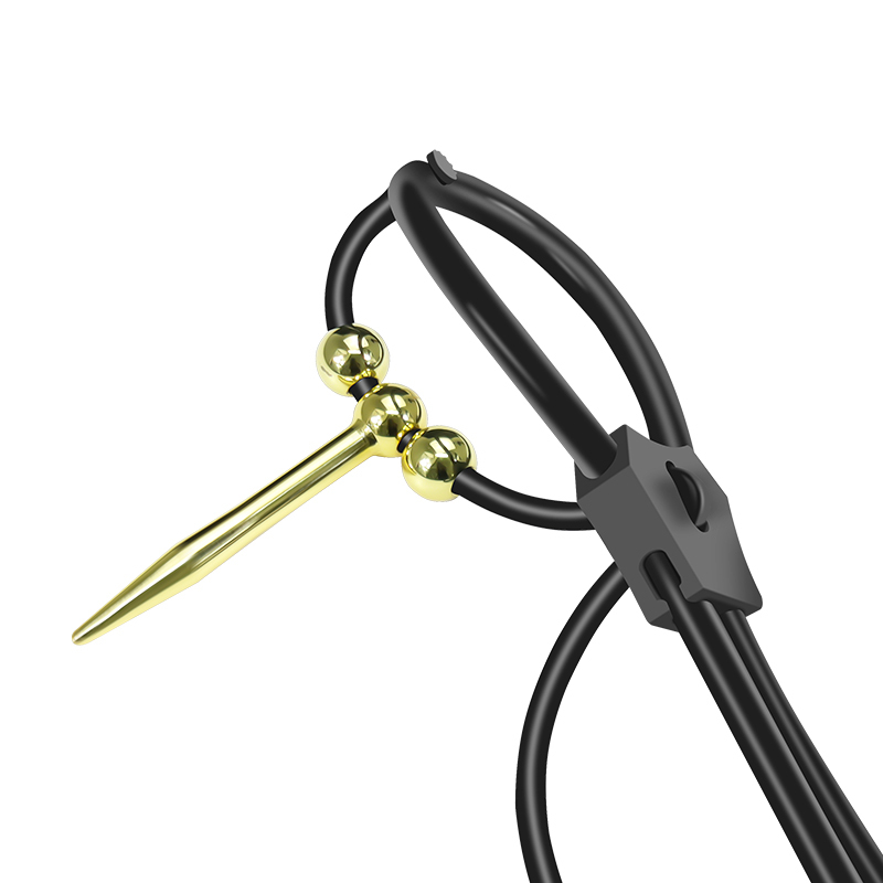 Stainless Steel Urethral Plug with Conductive Silicone Ring - image 7