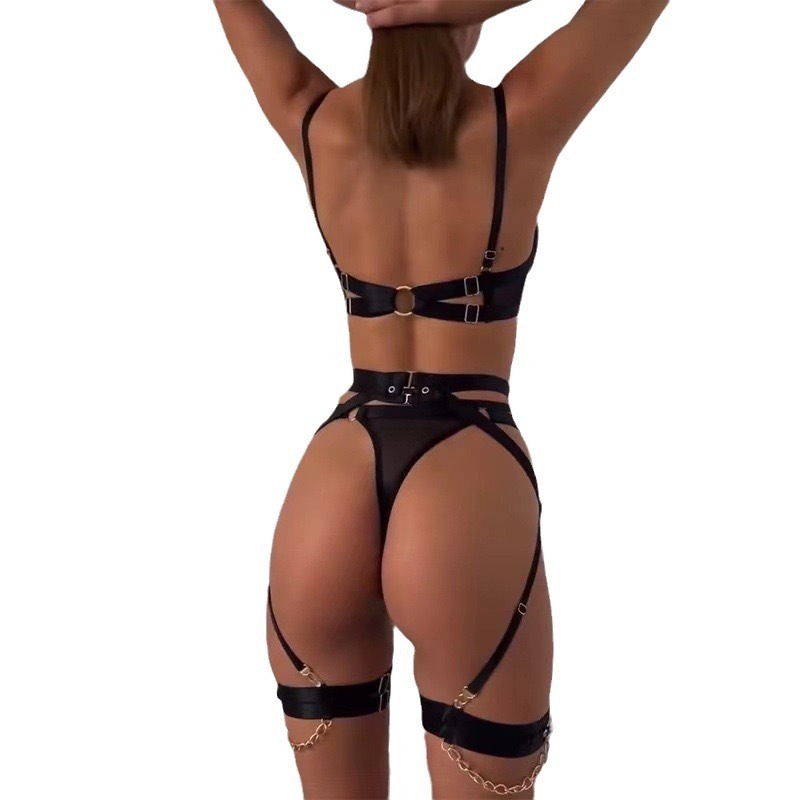 Chain Reaction Bondage Lingerie Harness Set