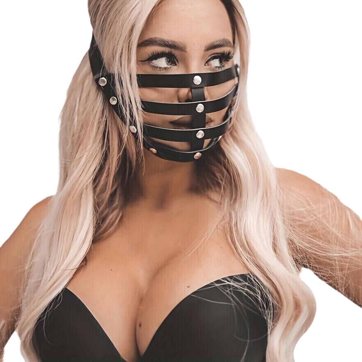 BDSM Leather Mask