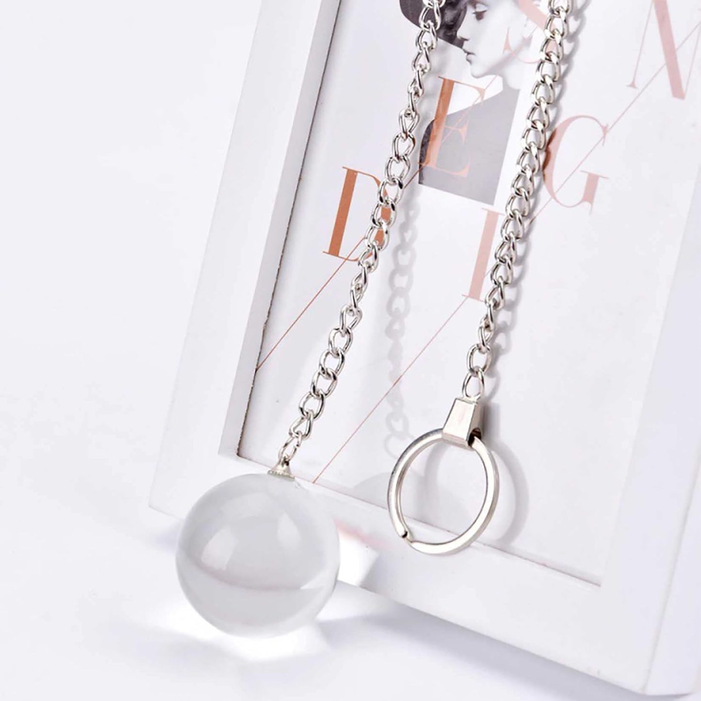 Glass Pearl Transparent Round Stopper Crystal Bead Ball Butt Plug