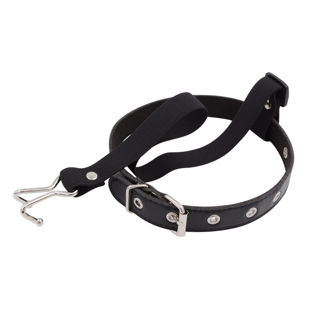 Neck Collar Necklace with Metal Nose Hook Buckle Halloween Choker-WeLovePlugs