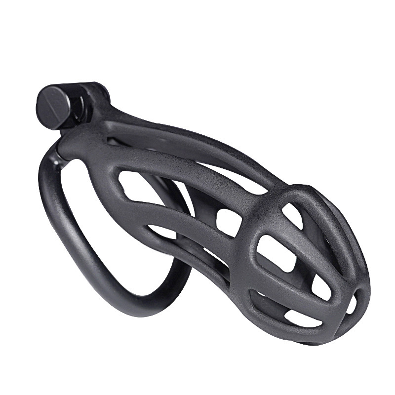 Chastity Cage with 4 Rings & Key - Hollow A - image 9