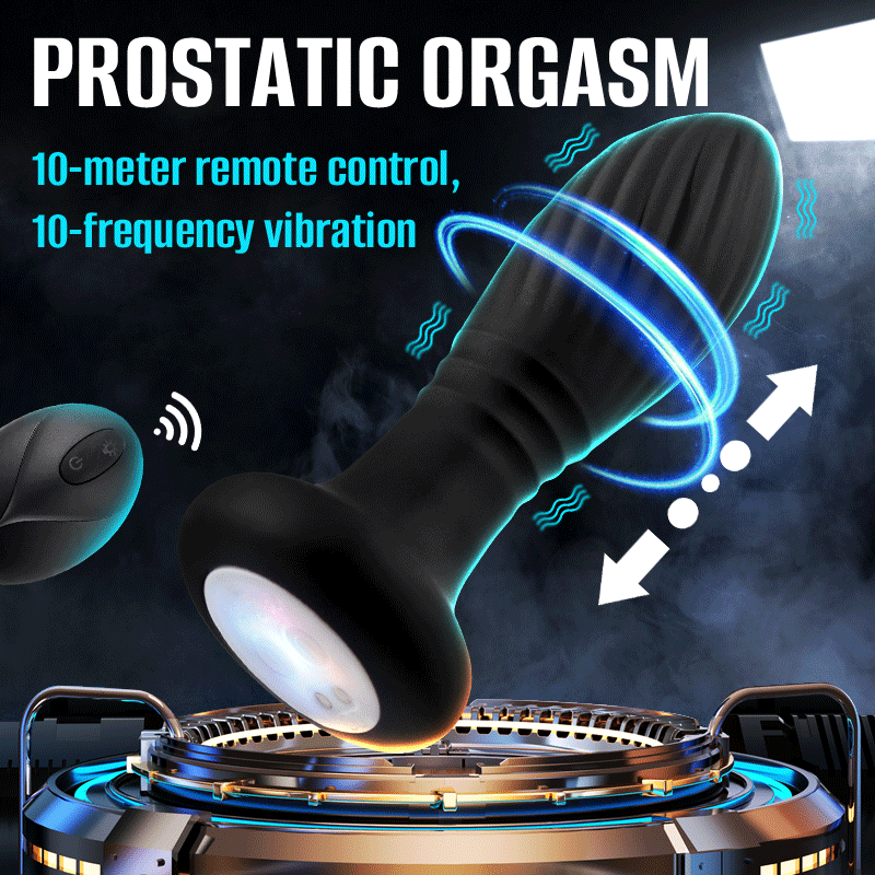 Gemini Remote Control Butt Anal Plug-WeLovePlugs