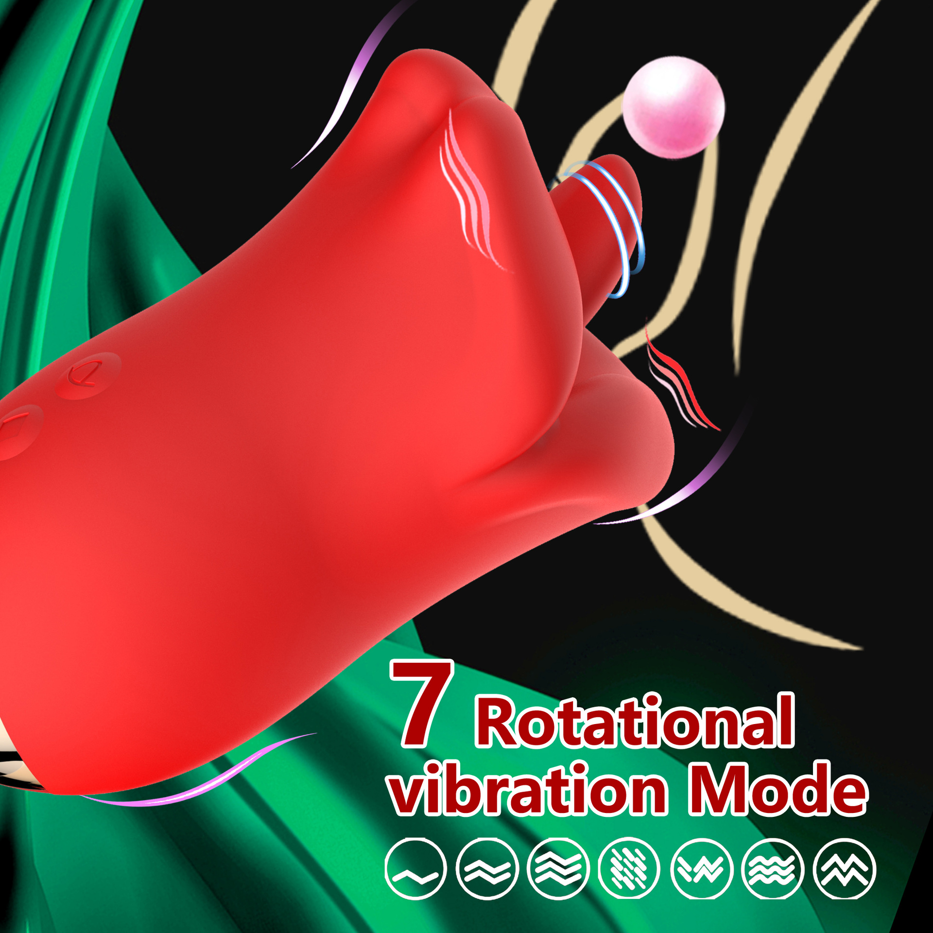 Peach Tease Tongue Vibrator - image 7