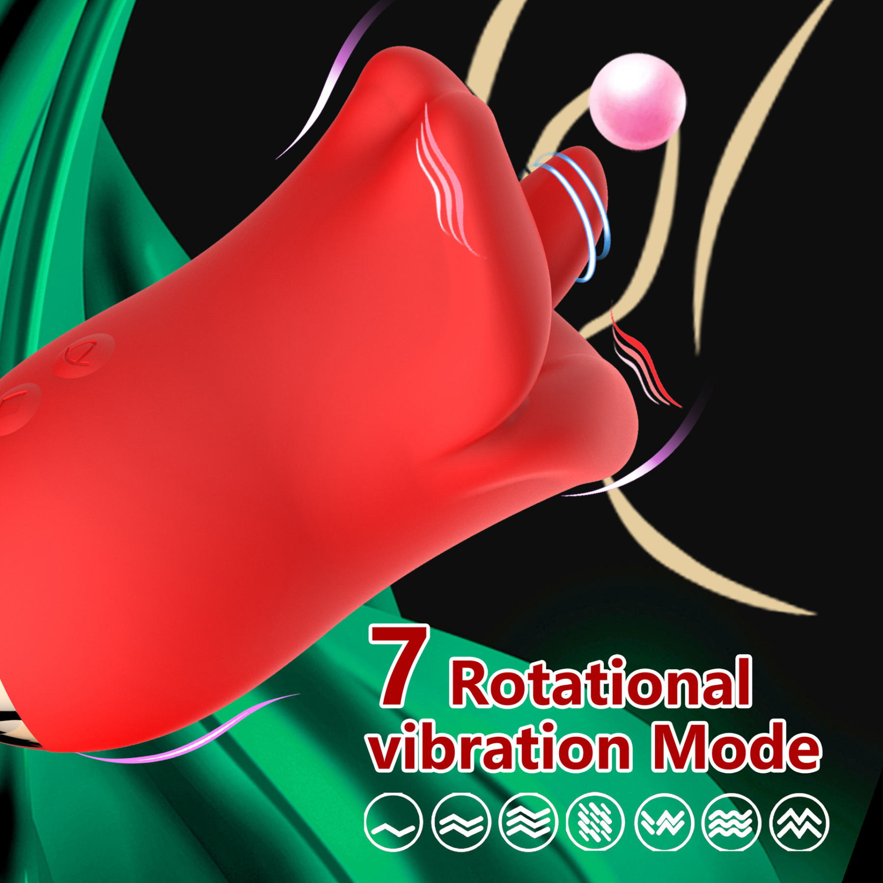 Peach Tease Tongue Vibrator - image 7