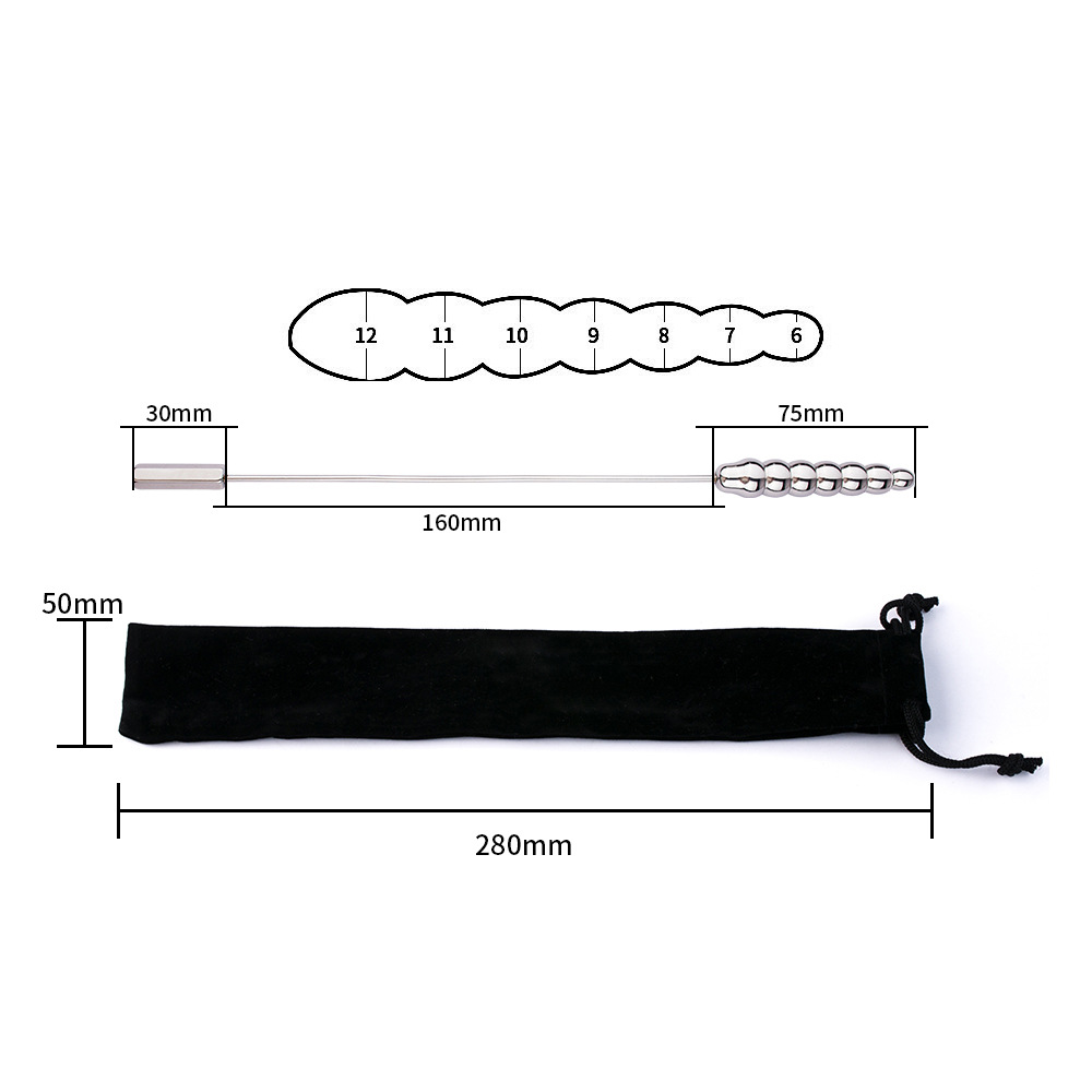 Double-Headed Urethral Plug Butt Plug Prostate Massager -WeLovePlugs