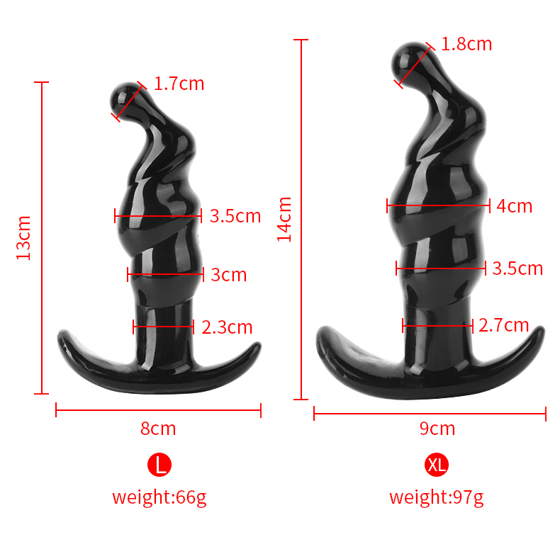 Helixanchor Spiral Silicone Anal Butt Plug-WeLovePlugs