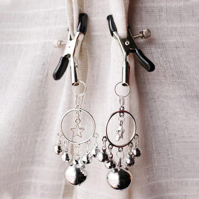 Jewelry With Hanging Bell Nipple Clamps - image 3