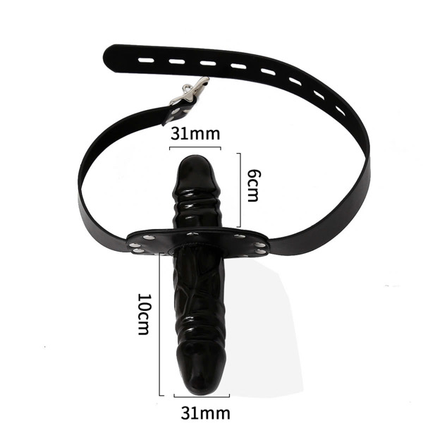 PuppyLove Silicone Dildo Mask Mouth Gag-WeLovePlugs