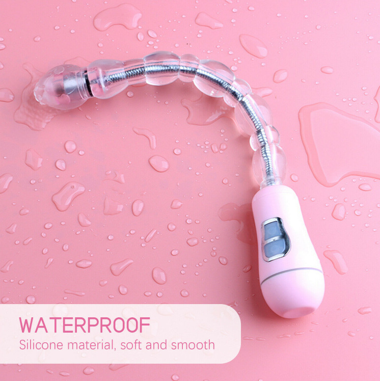 Sleek & Powerful 12-Speed Vibrator Beaded Dildo – Perfectly Sized for Intense Pleasure-WeLovePlugs