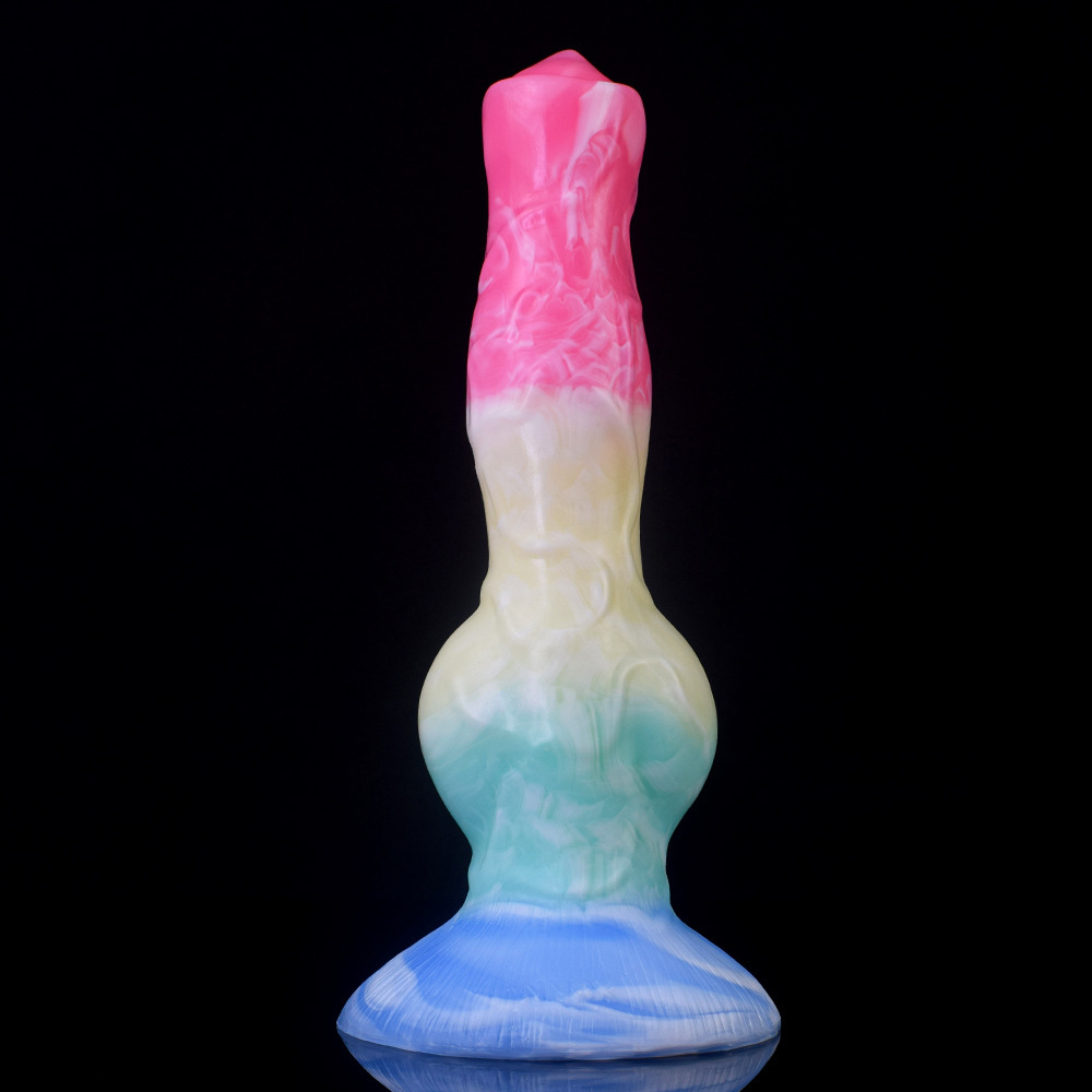 Fantasy Silicone Animal Dog Knot Penis Dildo-WeLovePlugs