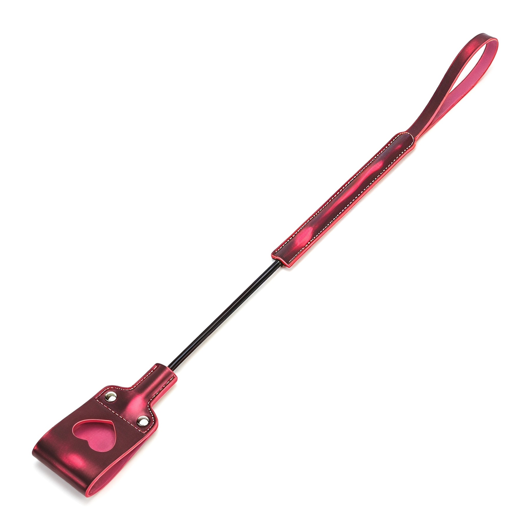 Heart Cutout Leather Whip - image 10