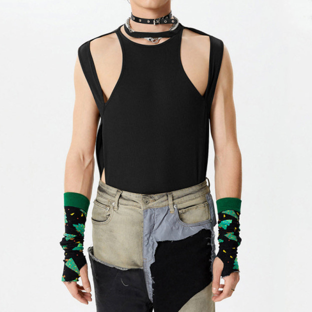 Slim-fit Streetwear T-shirt - Black - XXXL - image 4