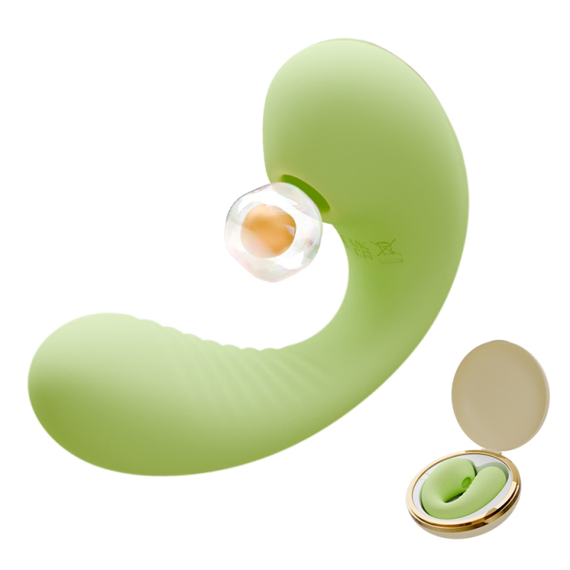 App Control Clit Sucking Egg Vibrator - Green - image 7