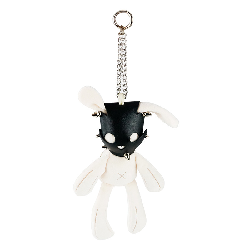 BDSM Bunny Plush Keychain - image 9