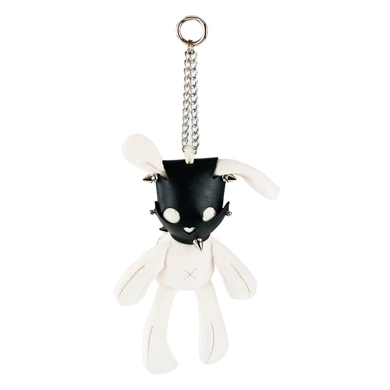 BDSM Bunny Plush Keychain - image 9