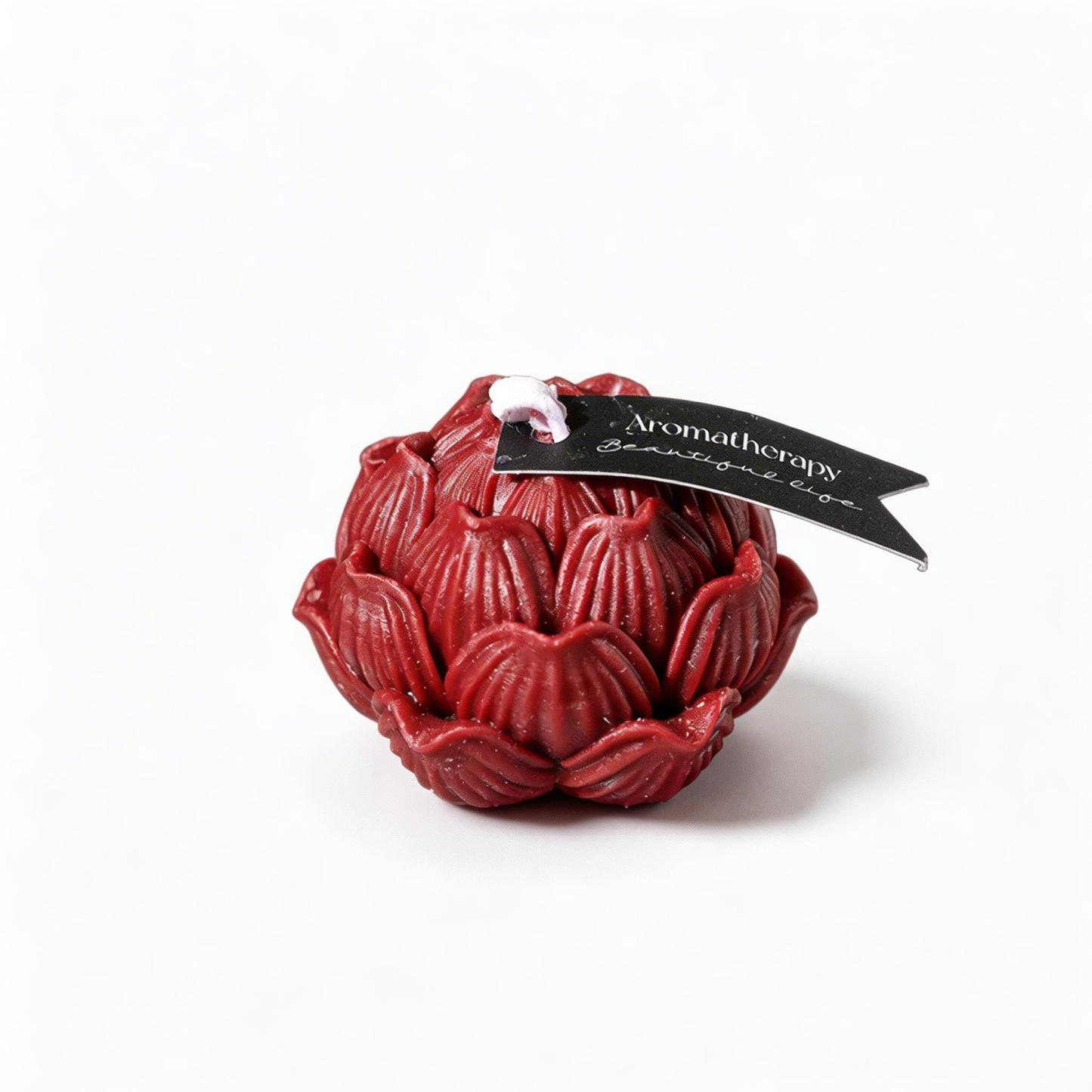 Lotus Sensual Candle – Low-Temperature - Red - image 3
