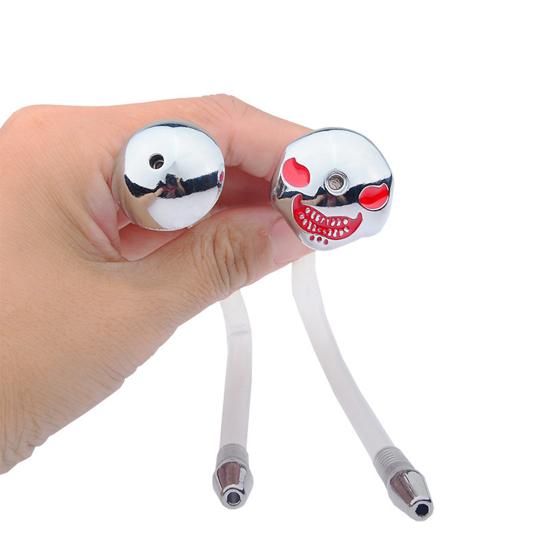 Demon Joker Smiley Face Hollow Urethral Sound -WeLovePlugs