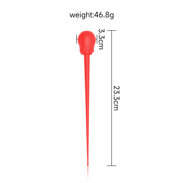 9.17" Silicone Rosebud Vibrating Urethral Wand-WeLovePlugs
