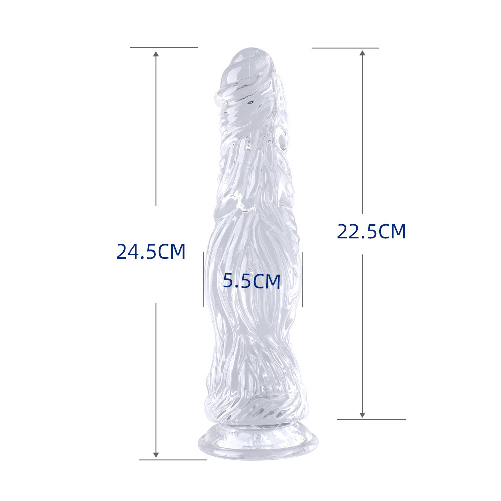 Realistic Suction Cup Dildo – Body-Safe TPE, Textured & Flexible for G-Spot & Anal Play