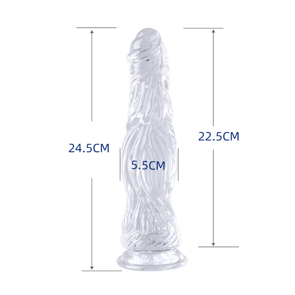 Realistic Suction Cup Dildo – Body-Safe TPE, Textured & Flexible for G-Spot & Anal Play