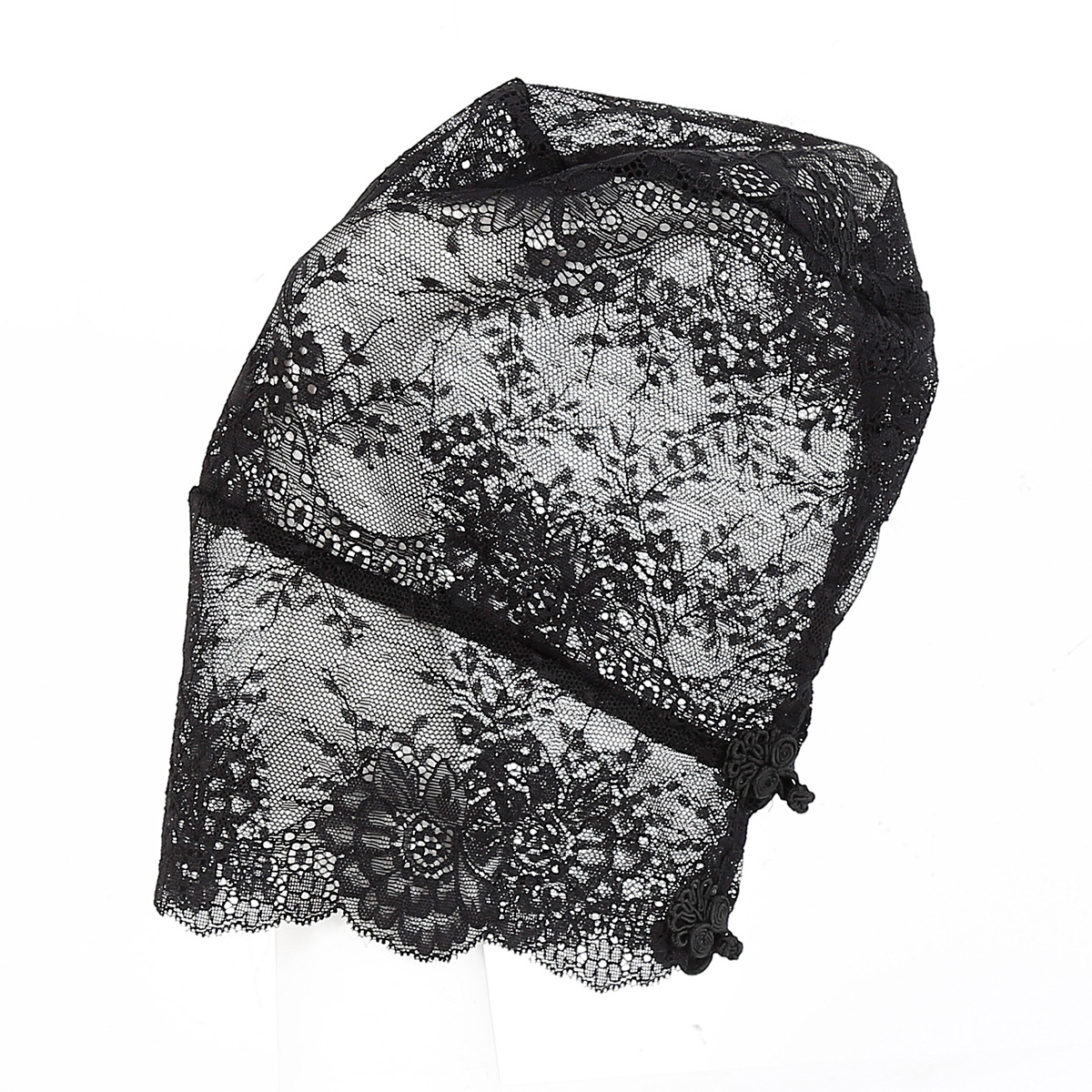 Lace Full Face Masquerade Mask Mesh Headwear-WeLovePlugs