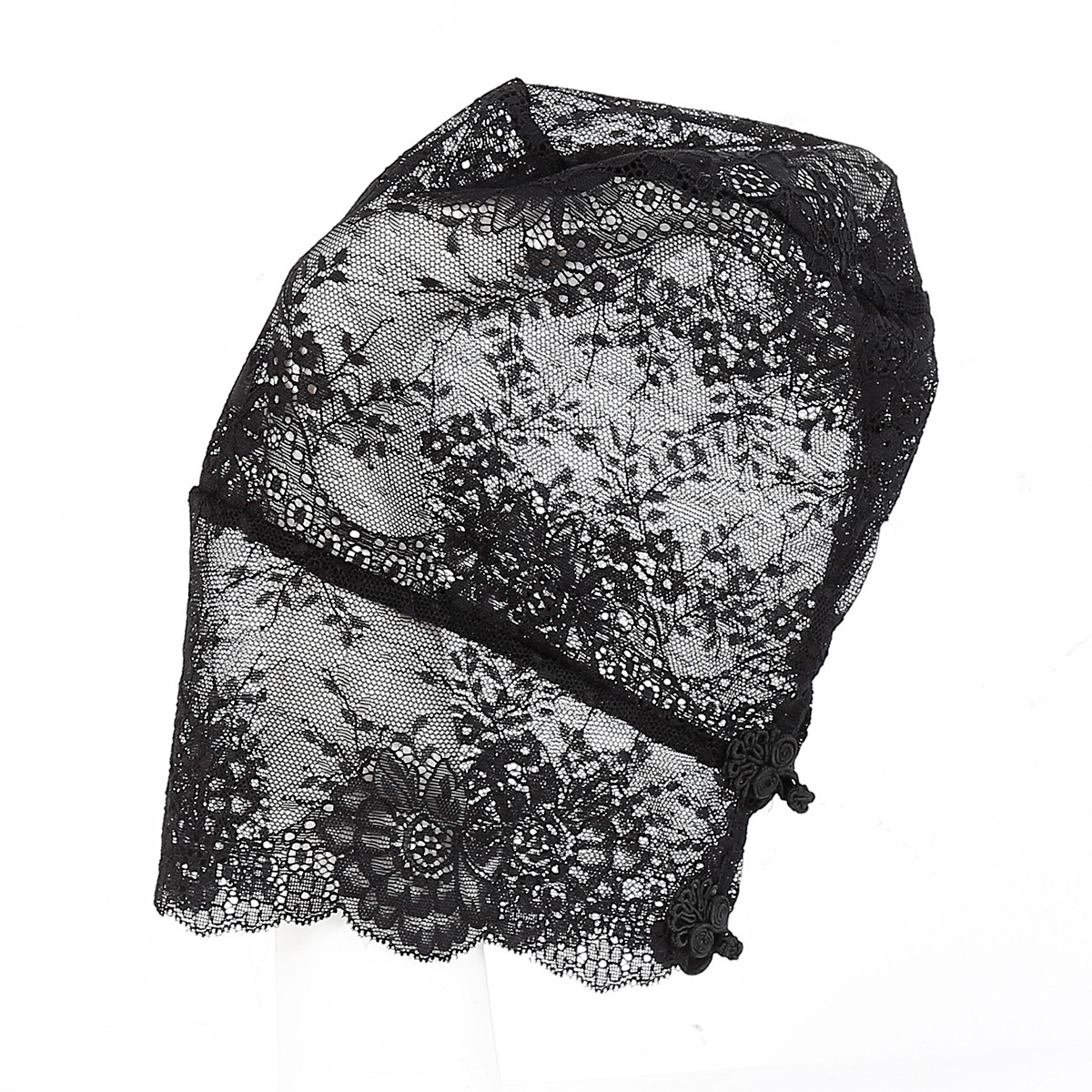 Lace Full Face Masquerade Mask Mesh Headwear-WeLovePlugs