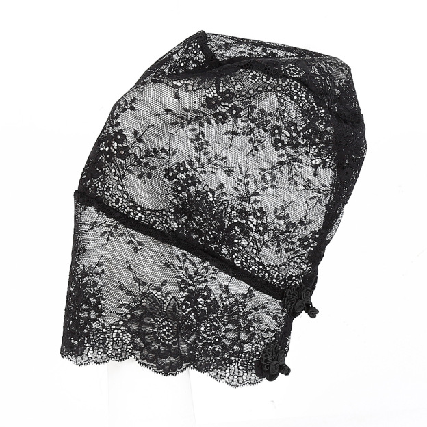 Lace Full Face Masquerade Mask Mesh Headwear-WeLovePlugs