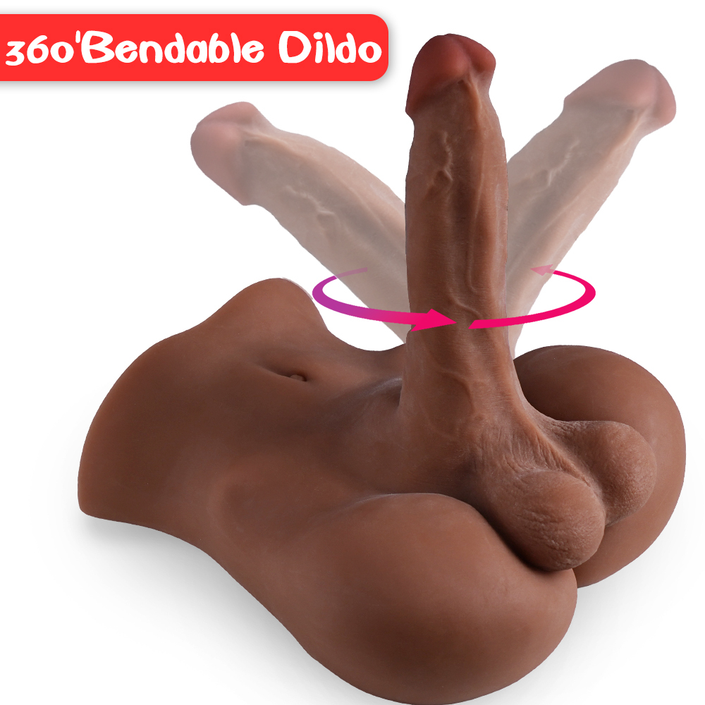 Lifelike Men's Torso for Women – Realistic Cock & Anal Experience