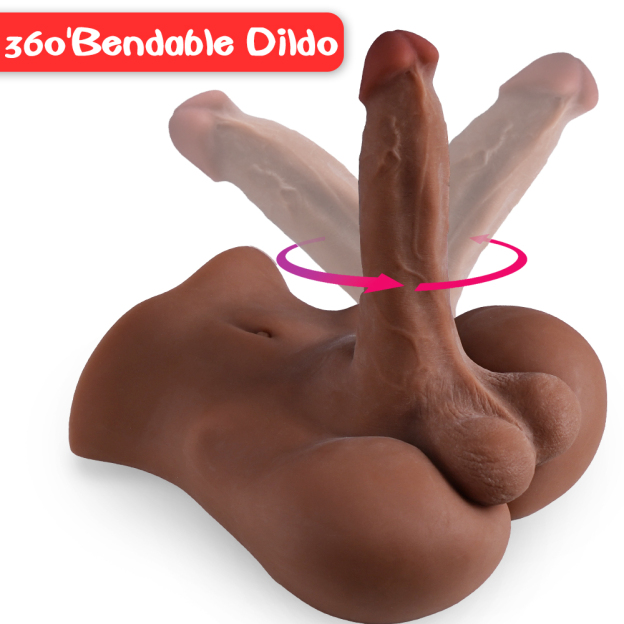 Lifelike Men's Torso for Women – Realistic Cock & Anal Experience
