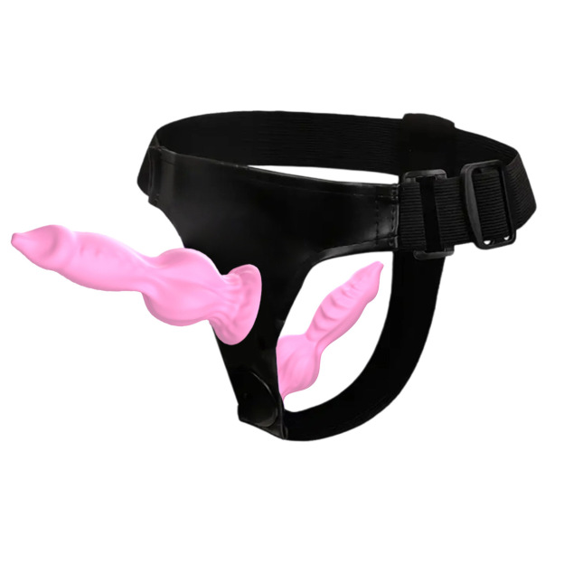Duel Double Ended Strap-on Harness Set With Customizable Fit-WeLovePlugs