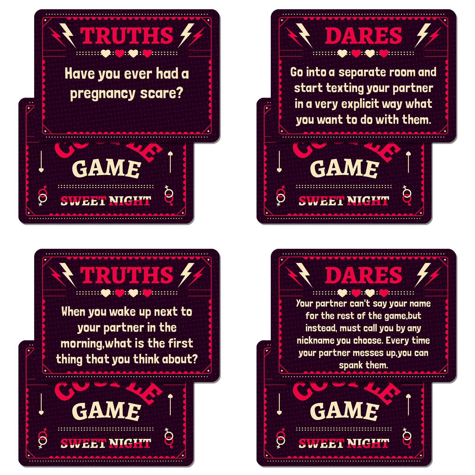Romantic Date Night Cards for Couples, 50 Fun Conversation & Challenge Cards - image 5