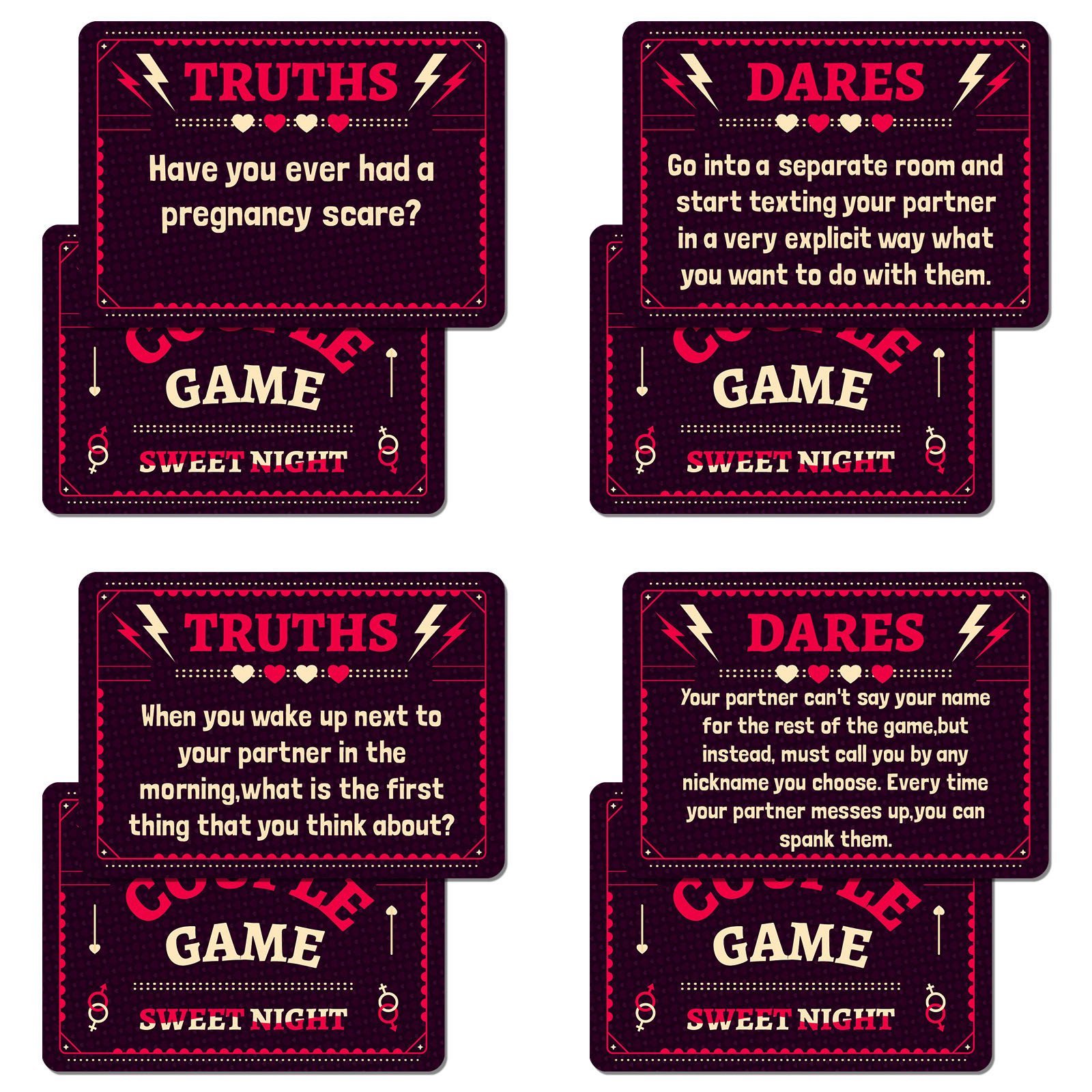Romantic Date Night Cards for Couples, 50 Fun Conversation & Challenge Cards - image 5