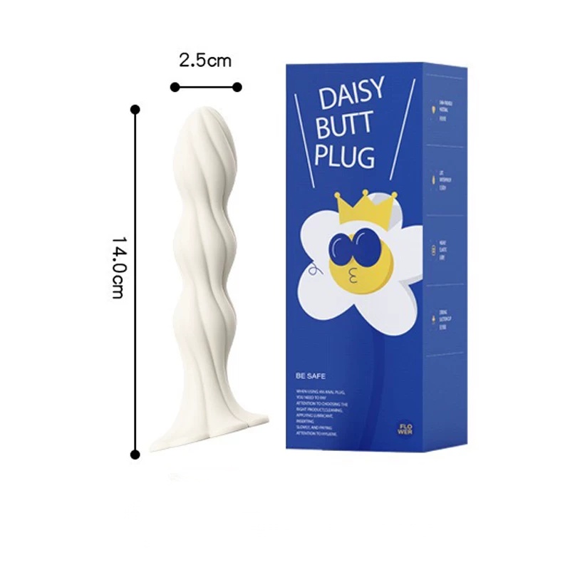 Unicorn Daisy Suction Cup Dildo Butt Plug - S - image 6