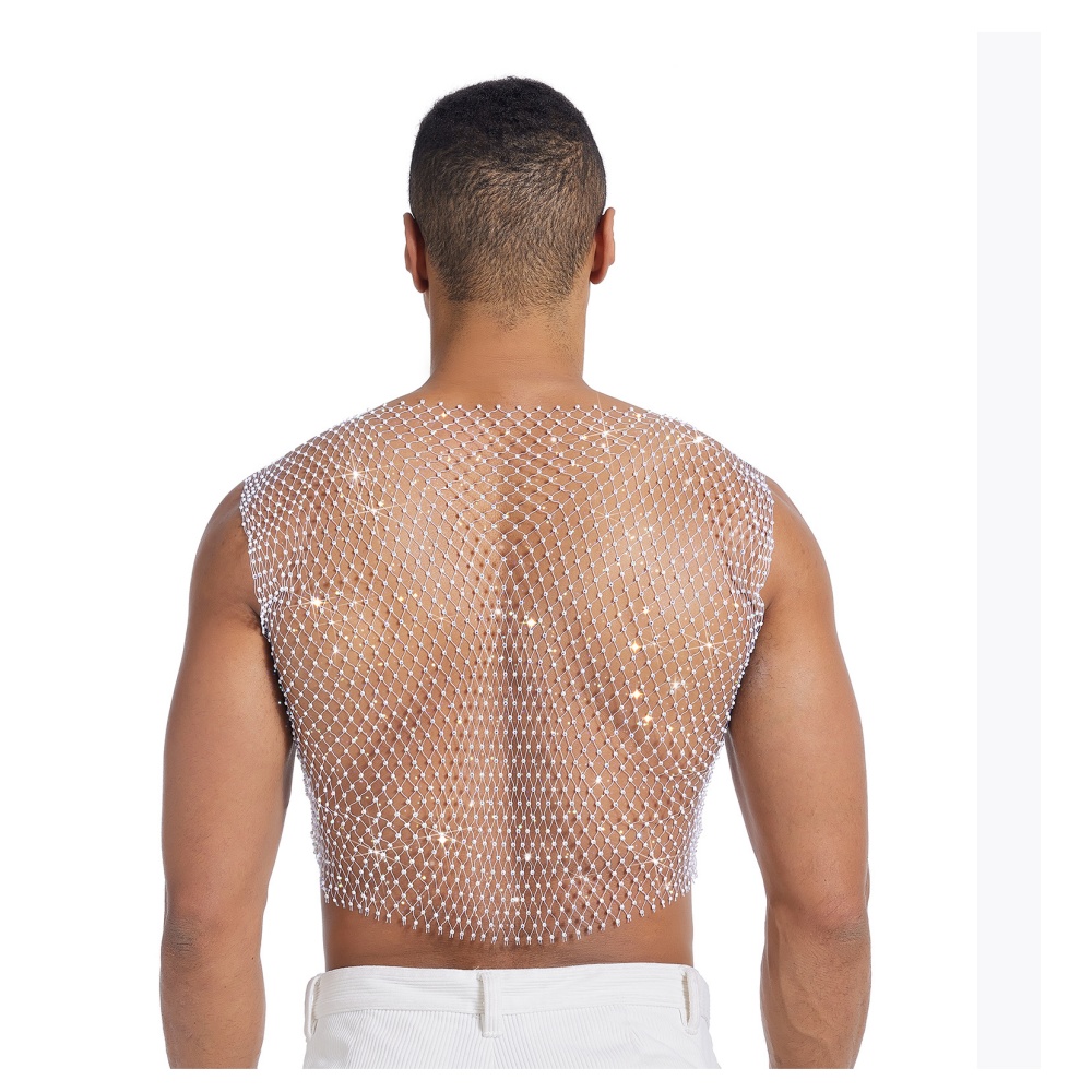 Starluxe Mesh Sparkle Top – Style D - image 2