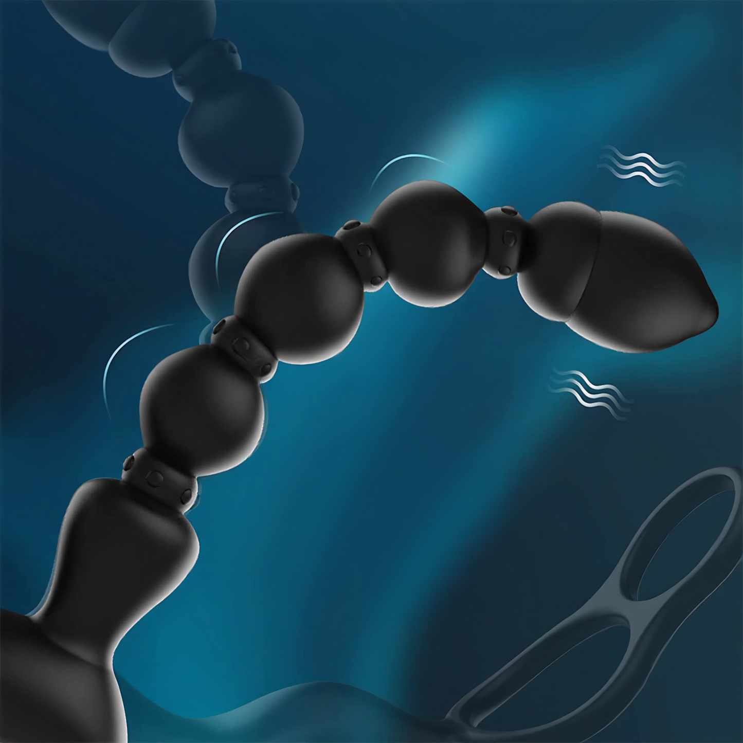 7.3'' Dual-Motor Prostate Massager with Remote Control & Flexible Anal Beads - image 3