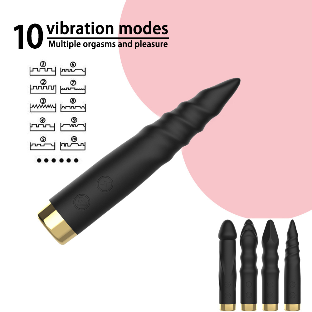 Anal Beads Vibrator – 10-Speed Silicone Massager for Prostate/G-Spot