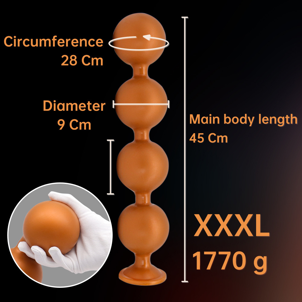 Extra Large Butt Plugs Huge Beaded Anal Plug -WeLovePlugs