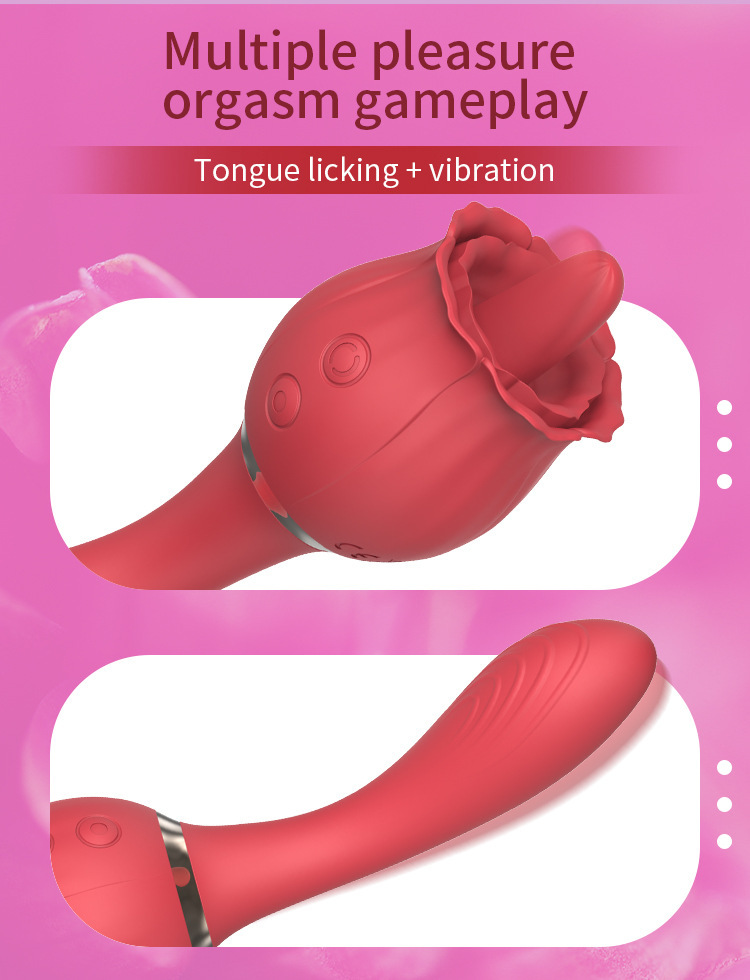 Rosebud Silicone Wand Massager Vibrator-WeLovePlugs