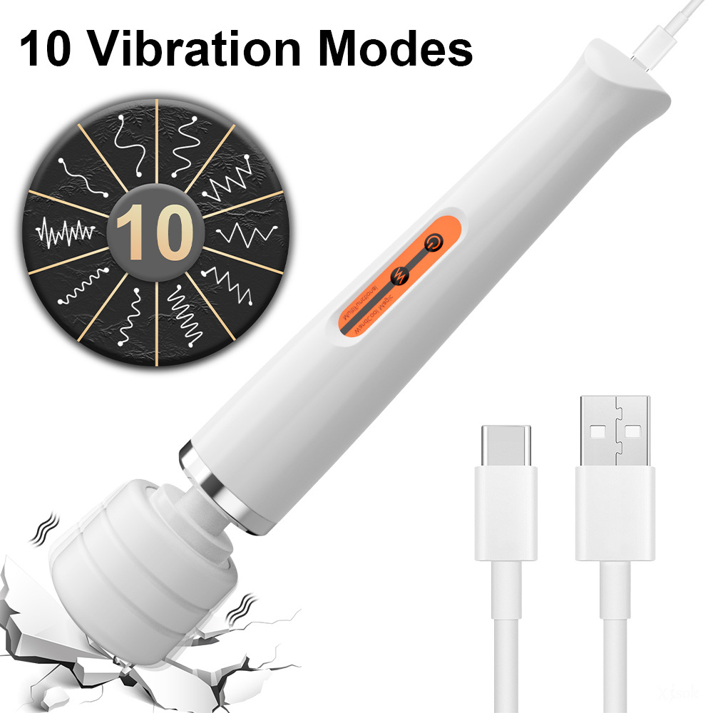 10-Speed Powerful Wand Massager – Deep Vibrations for Muscle & Intimate Relief-WeLovePlugs