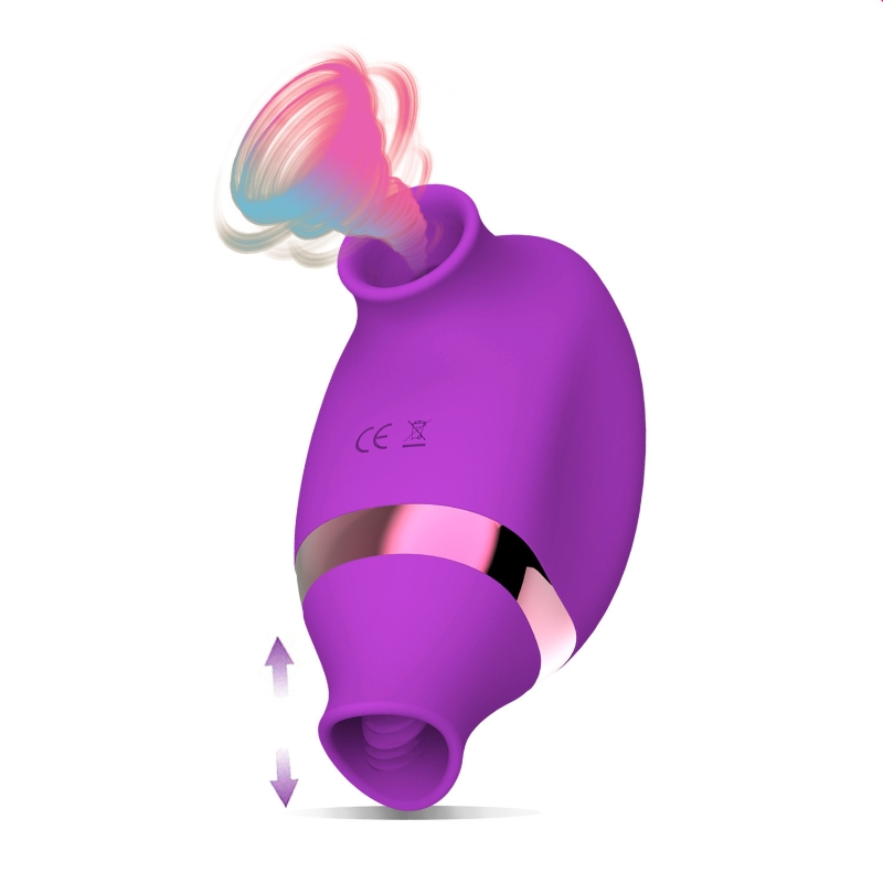 Dual Clit Sucking & Flickering Vibrator Stimulator-WeLovePlugs