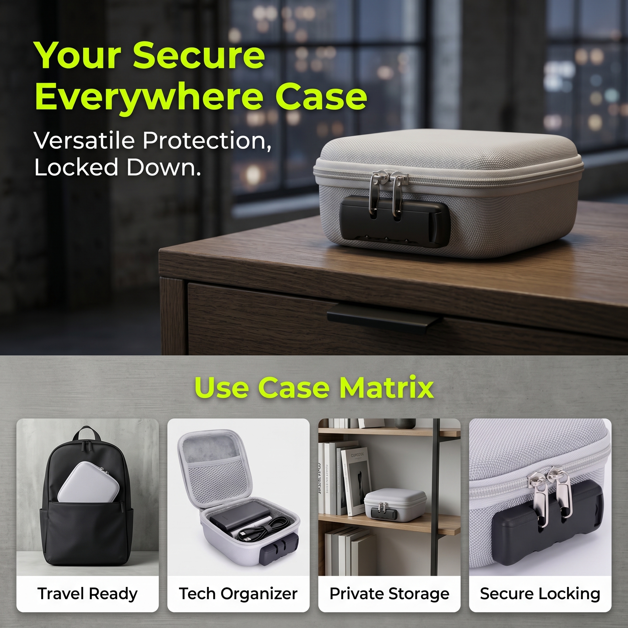 1pc Locking Storage Box - image 2