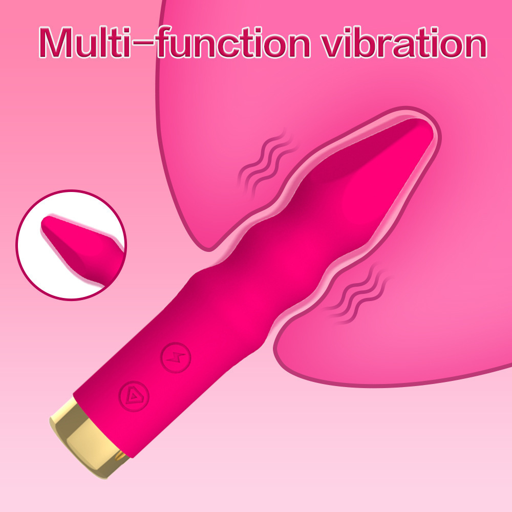 Anal Beads Vibrator – 10-Speed Silicone Massager for Prostate/G-Spot