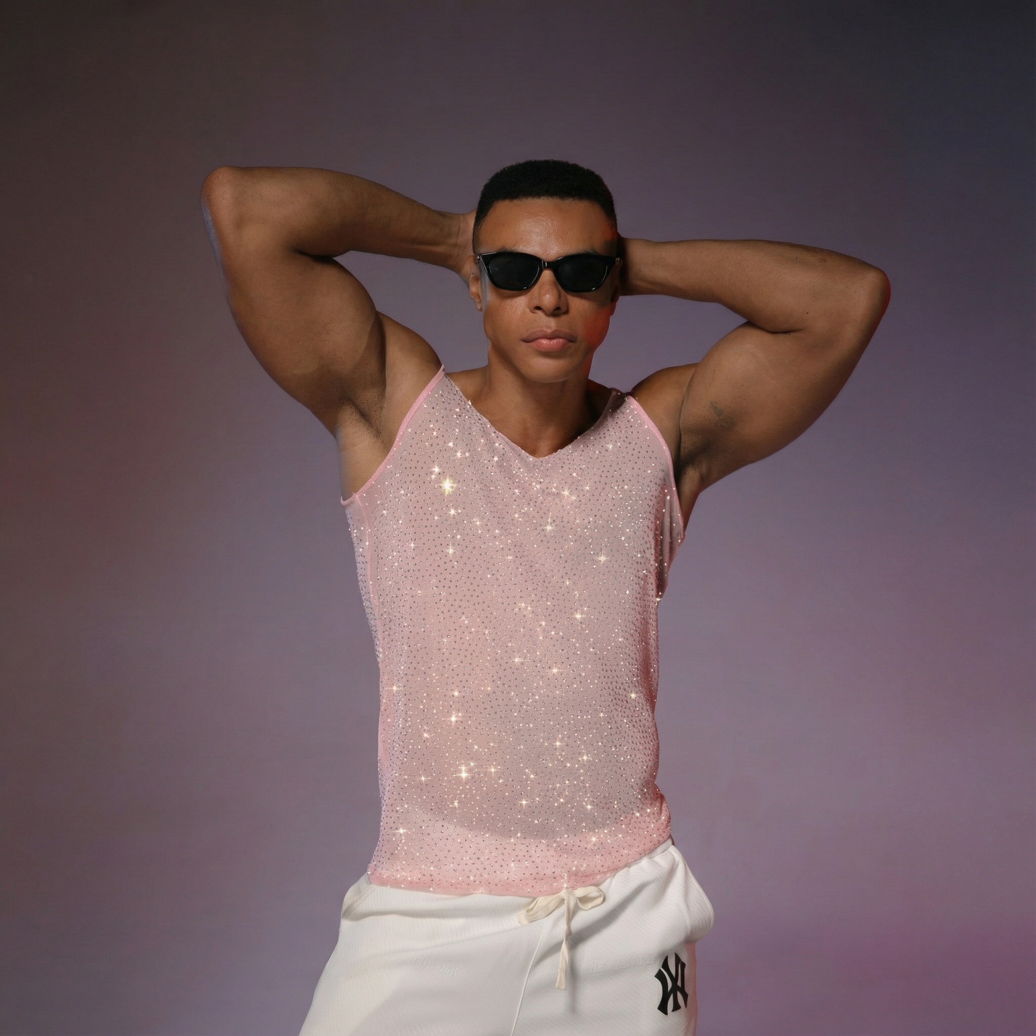 Starluxe Mesh Sparkle Top – Style G - image 8