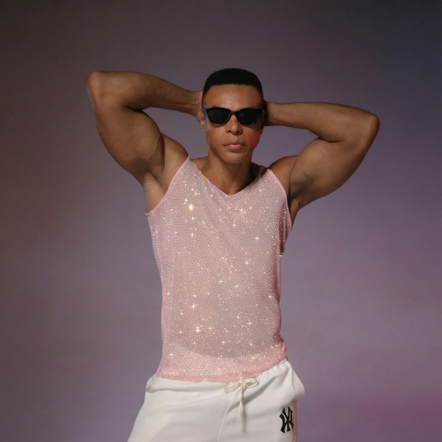 Starluxe Mesh Sparkle Top – Style G - image 8