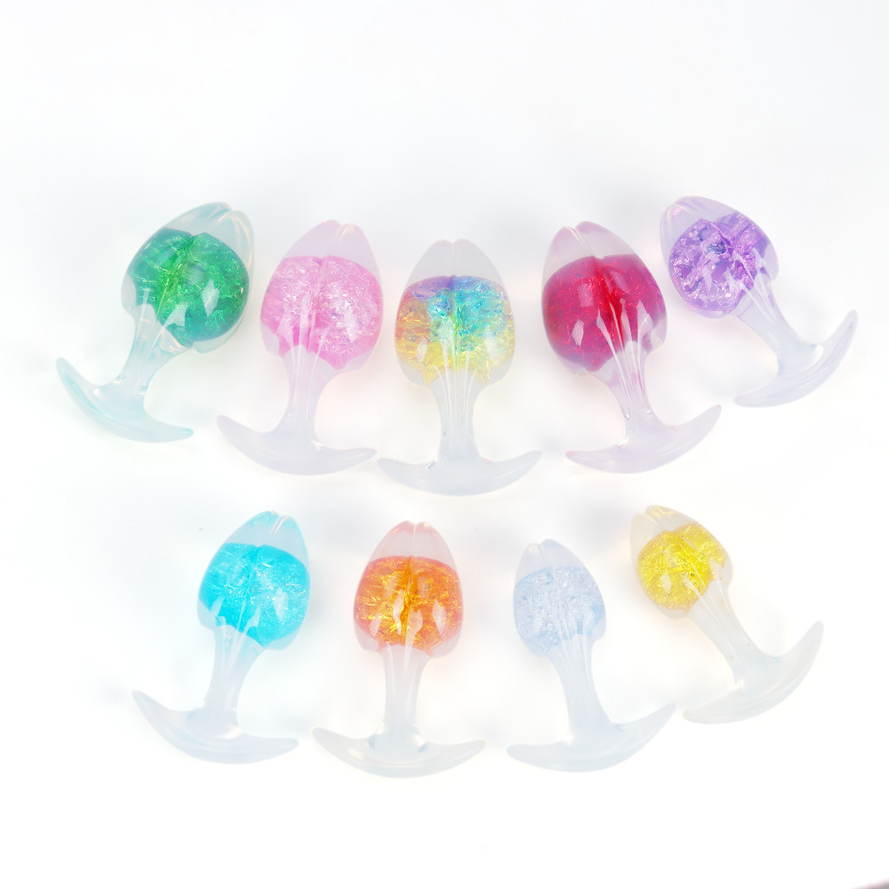 Crystal Vault Glass-Embedded Silicone Plug